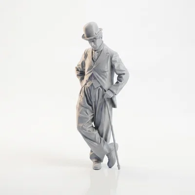 Tượng Charlie Chaplin – Mô hình 3D Printable (Celebrity)