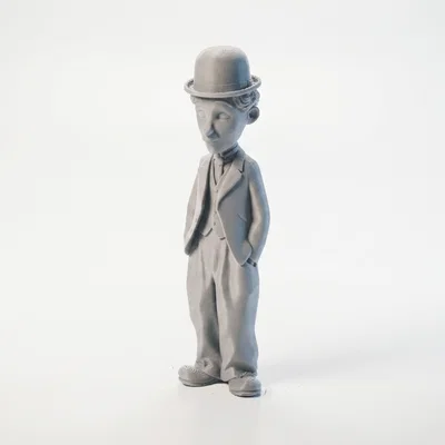 Mô hình tượng Charlie Chaplin – Celebrity 3D Printable (STL)
