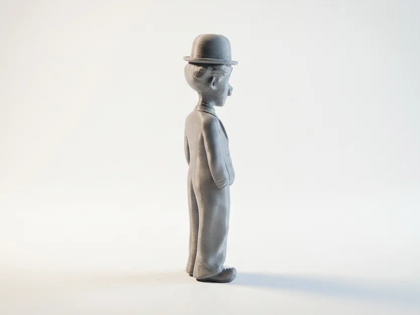 Mô hình tượng Charlie Chaplin – Celebrity 3D Printable (STL) - Image 2