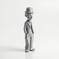 Mô hình tượng Charlie Chaplin – Celebrity 3D Printable (STL) - Thumbnail 4
