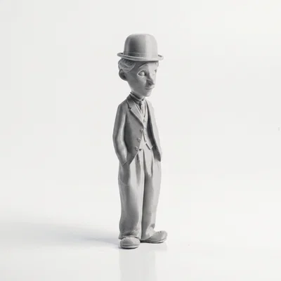 Mô hình tượng Charlie Chaplin – Celebrity 3D Printable (STL)