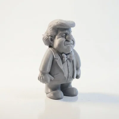 Mô Hình 3D Printable Tượng Clown Trump Celebrity (STL)
