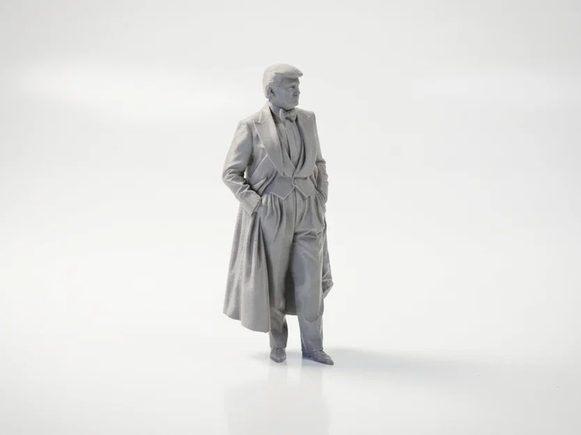 Mô hình in 3D Donald Trump mặc suit trang trọng (Figurine Celebrity STL) - Image 2