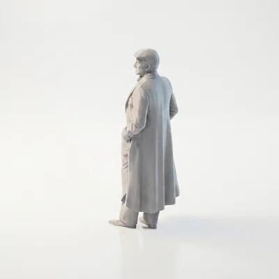 Mô hình in 3D Donald Trump mặc suit trang trọng (Figurine Celebrity STL)