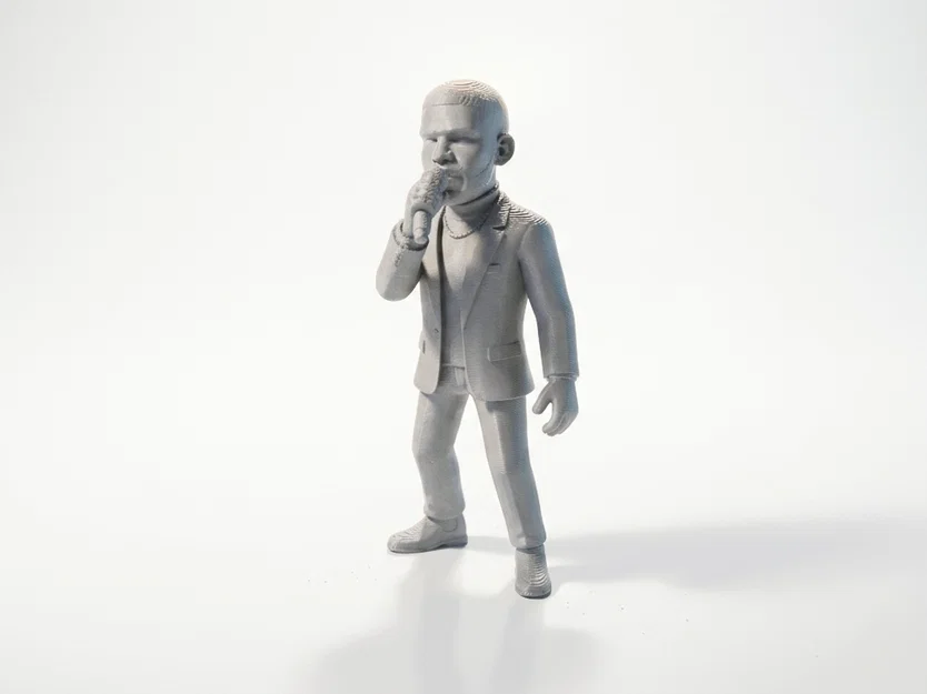 Mô hình STL tượng Drake 3D printable (Celebrity Musician Figurine) - Image 3