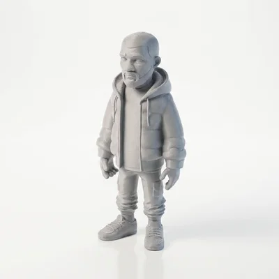 Tượng Drake (Celebrity Musician) – Mẫu 3D Printable STL