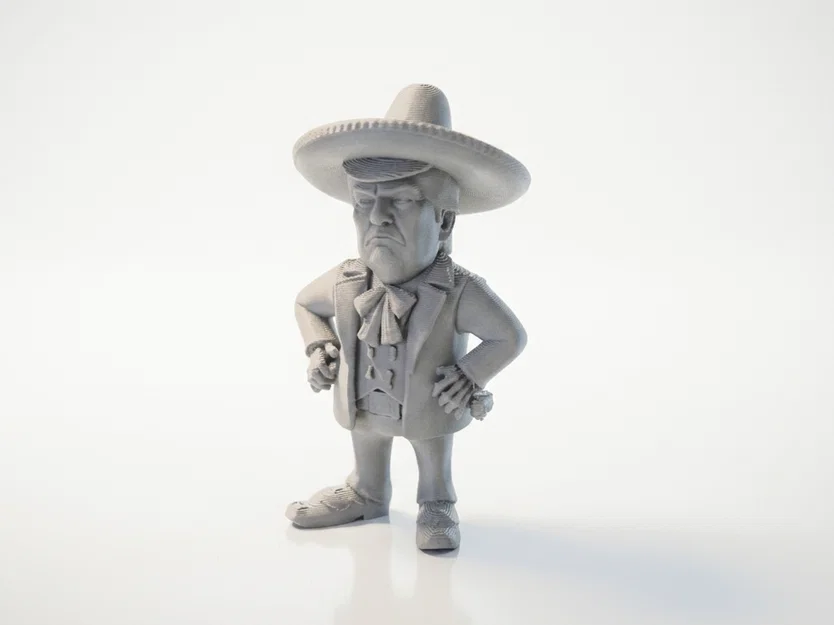 El Trumpo Figurine Celebrity 3D Printable – Tượng Figurine STL In 3D Siêu Chi Tiết - Image 1