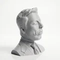 Tượng Bust Chân Dung Elon Musk (Celebrity Portrait) 3D Printable STL - Thumbnail 4