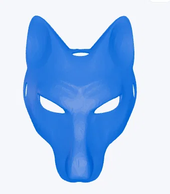 Mẫu mặt nạ sói (Wolf Mask) cho Cosplay, Fursuit in 3D - Image 1
