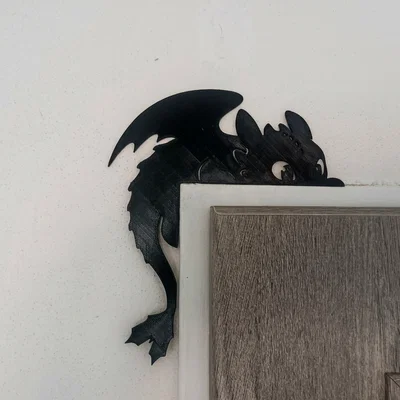 Trang trí cửa Night Fury Toothless