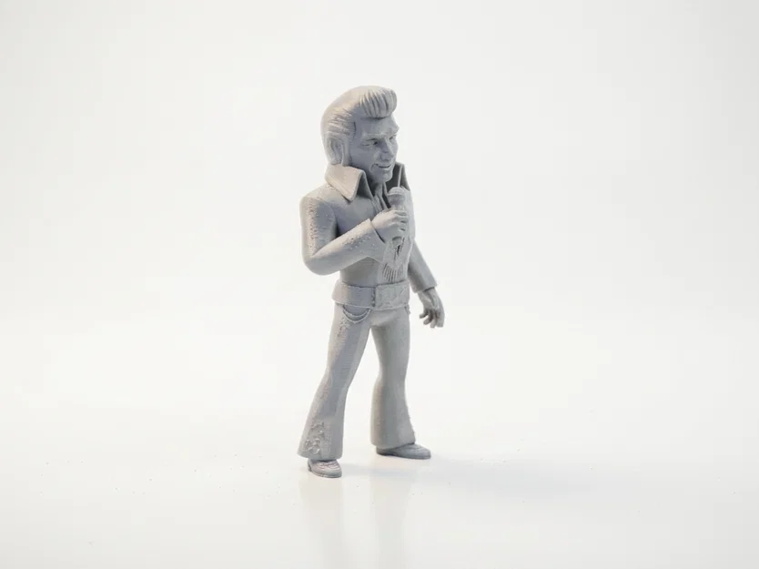 Tượng Bán Thân Elvis Presley (Celebrity Figurine) 3D Printable - Image 3