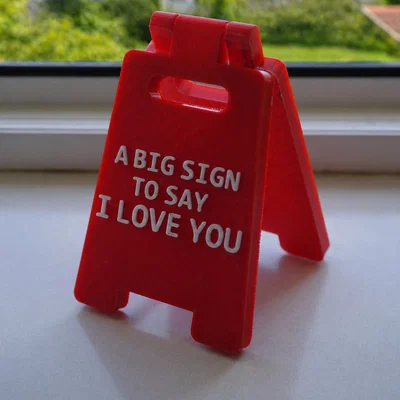 Bảng Lớn Nói “I Love You”
