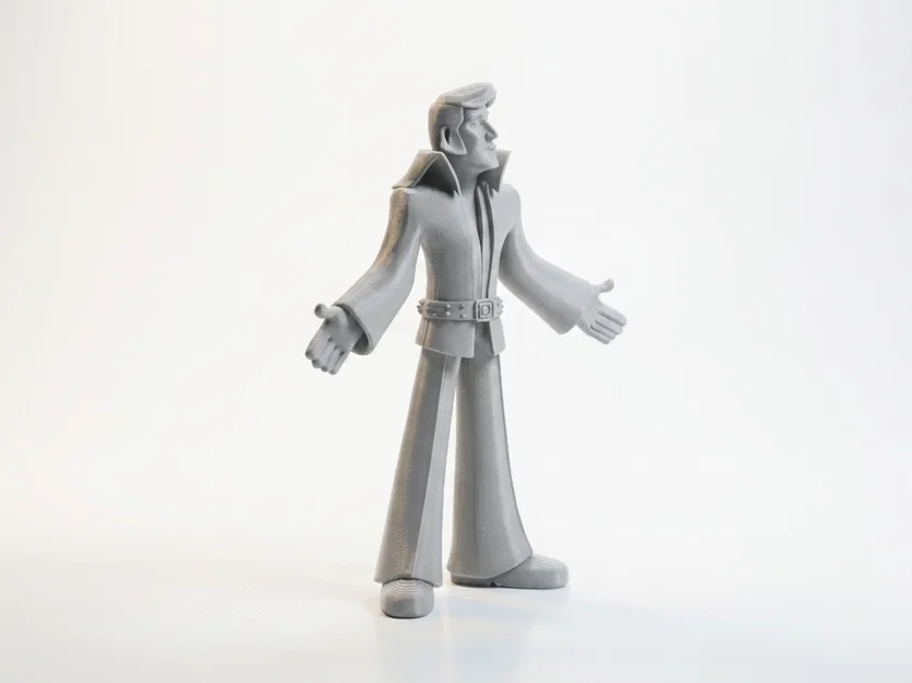 Tượng Bust Elvis Presley 3D Printable (Celebrity Figurine) – File STL - Image 2