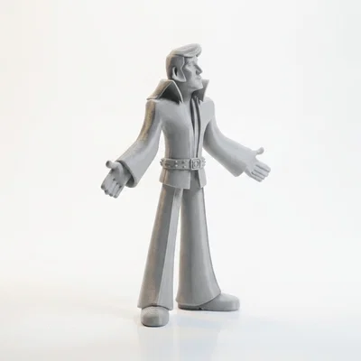 Tượng Bust Elvis Presley 3D Printable (Celebrity Figurine) – File STL