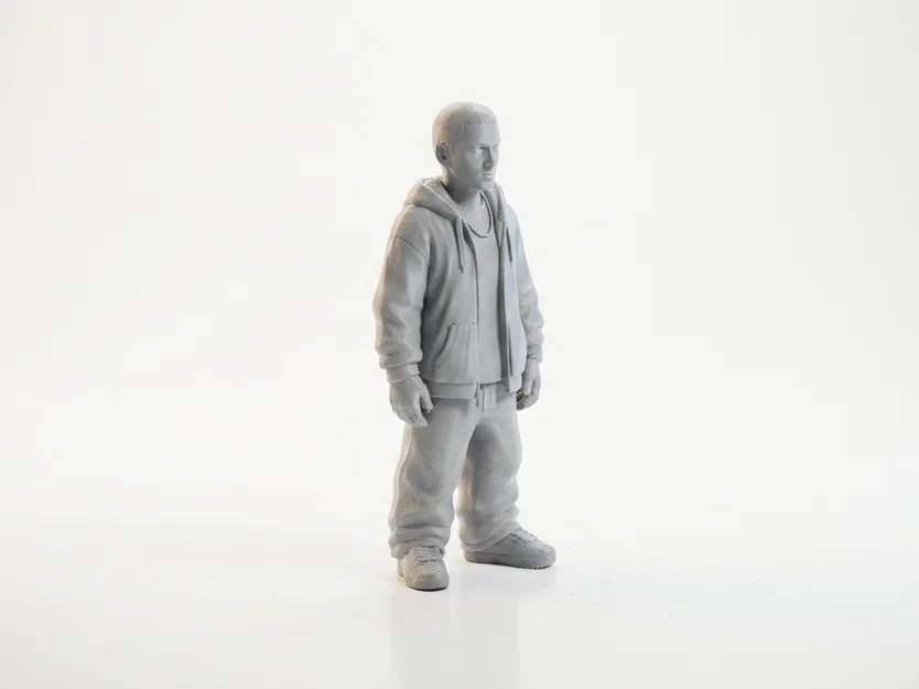 Tượng Eminem – Mô Hình STL 3D Printable Nghệ Sĩ Nổi Tiếng (Celebrity Musician) - Image 2