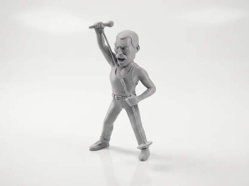 Tượng Freddie Mercury (Musician) 3D Printable - STL để in 3D - Image 1
