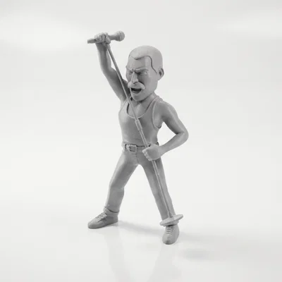 Tượng Freddie Mercury (Musician) 3D Printable - STL để in 3D