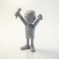 Tượng Freddie Mercury – Mô hình STL 3D Printable Celebrity - Thumbnail 1