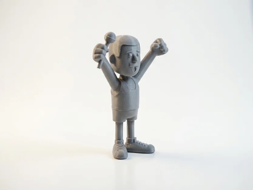 Tượng Freddie Mercury – Mô hình STL 3D Printable Celebrity - Image 2