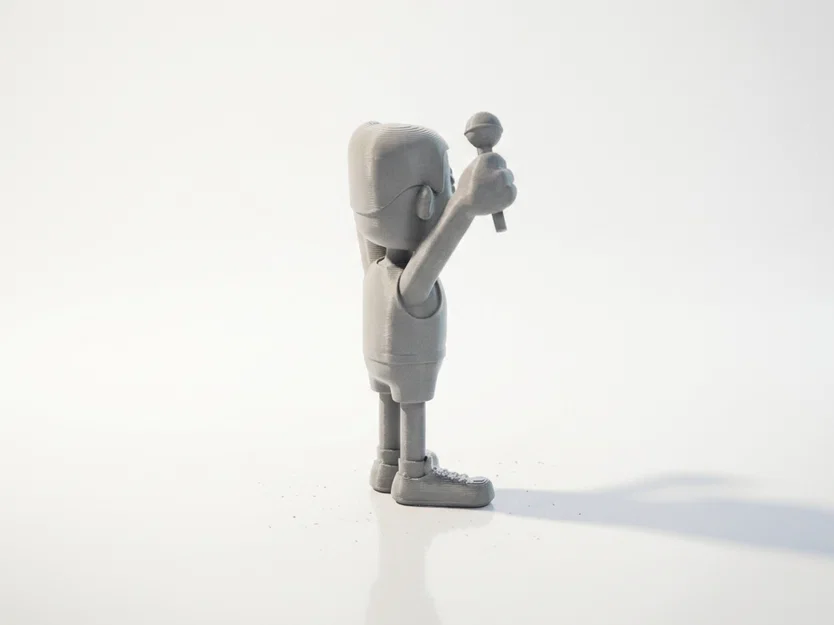 Tượng Freddie Mercury – Mô hình STL 3D Printable Celebrity - Image 3