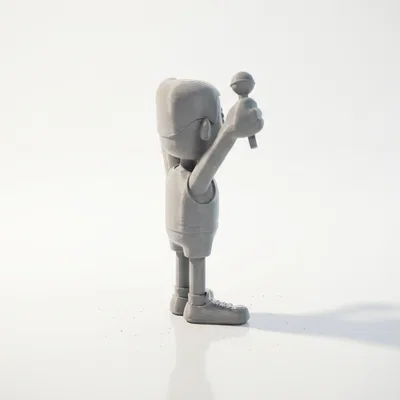 Tượng Freddie Mercury – Mô hình STL 3D Printable Celebrity