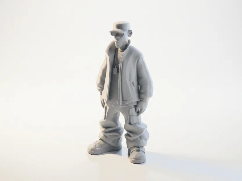 Tượng Jay Z – Mô Hình Celebrity Musician 3D Printable - Image 3