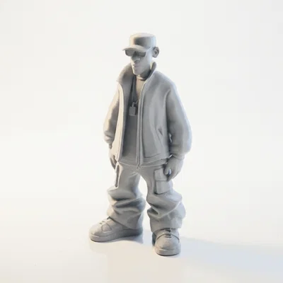 Tượng Jay Z – Mô Hình Celebrity Musician 3D Printable