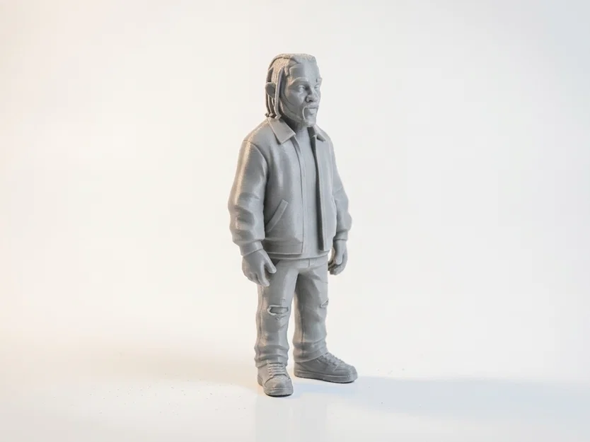Tượng Kendrick Lamar – Figurine Celebrity 3D Printable (STL) - Image 4
