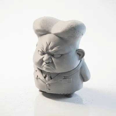 Tượng Kim Jong Un (Celebrity) 3D Printable - File STL