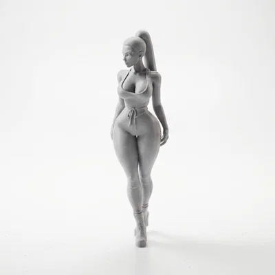 Tượng Nữ Celebrity In 3D (STL) – Celebrity Female Figurine 3D Printable