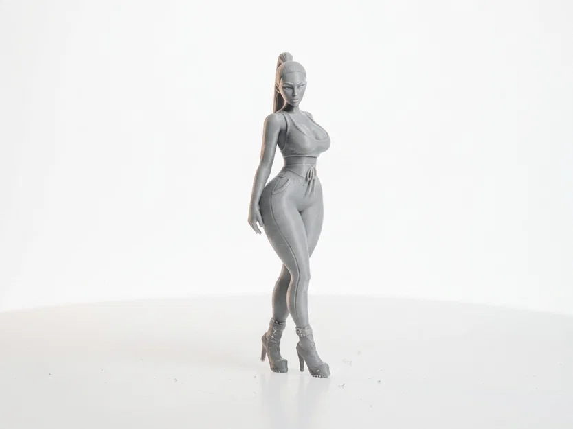 Tượng Nữ Celebrity In 3D (STL) – Celebrity Female Figurine 3D Printable - Image 4