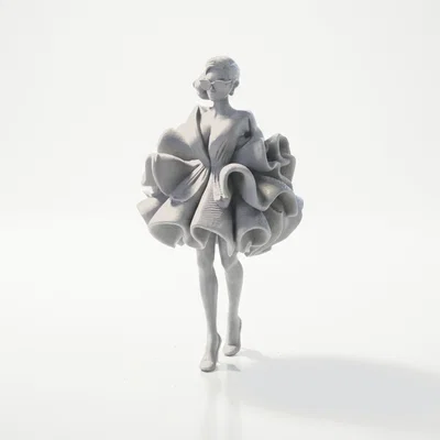 Tượng Lady Gaga 3D Printable – Figurine Celebrity (STL)