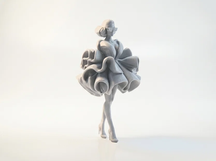 Tượng Lady Gaga 3D Printable – Figurine Celebrity (STL) - Image 2