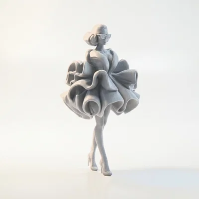 Tượng Lady Gaga 3D Printable – Figurine Celebrity (STL)