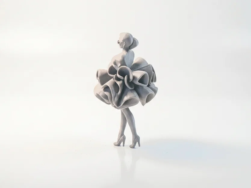 Tượng Lady Gaga 3D Printable – Figurine Celebrity (STL) - Image 3