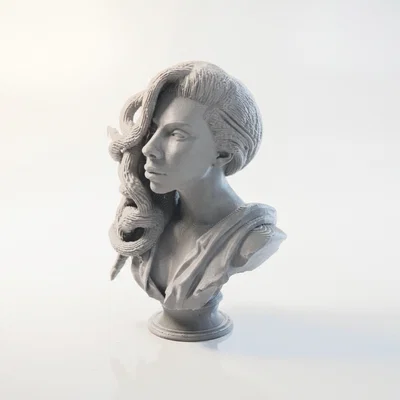 Tượng Bust Lady Gaga – Mẫu STL 3D Printable Sưu Tầm (Celebrity Collectible)
