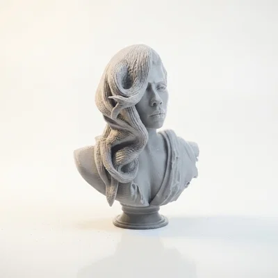 Tượng Bust Lady Gaga – Mẫu STL 3D Printable Sưu Tầm (Celebrity Collectible)