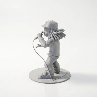Tượng Lil Wayne Hip Hop Celebrity – Mẫu STL In 3D Printable
