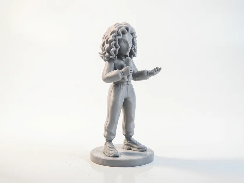 Tượng Figurine Ca Sĩ Lorde – Model 3D Printable (STL) Celebrity - Image 1