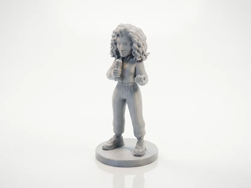 Tượng Figurine Ca Sĩ Lorde – Model 3D Printable (STL) Celebrity - Image 4