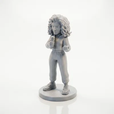 Tượng Figurine Ca Sĩ Lorde – Model 3D Printable (STL) Celebrity