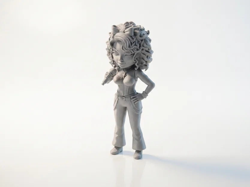 Tượng Madonna (Singer) Celebrity 3D Printable - File STL In 3D - Image 1