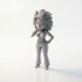Tượng Madonna (Singer) Celebrity 3D Printable - File STL In 3D - Thumbnail 1