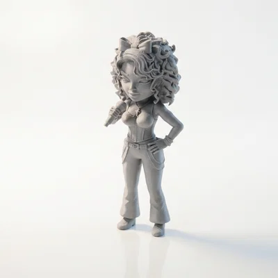 Tượng Madonna (Singer) Celebrity 3D Printable - File STL In 3D