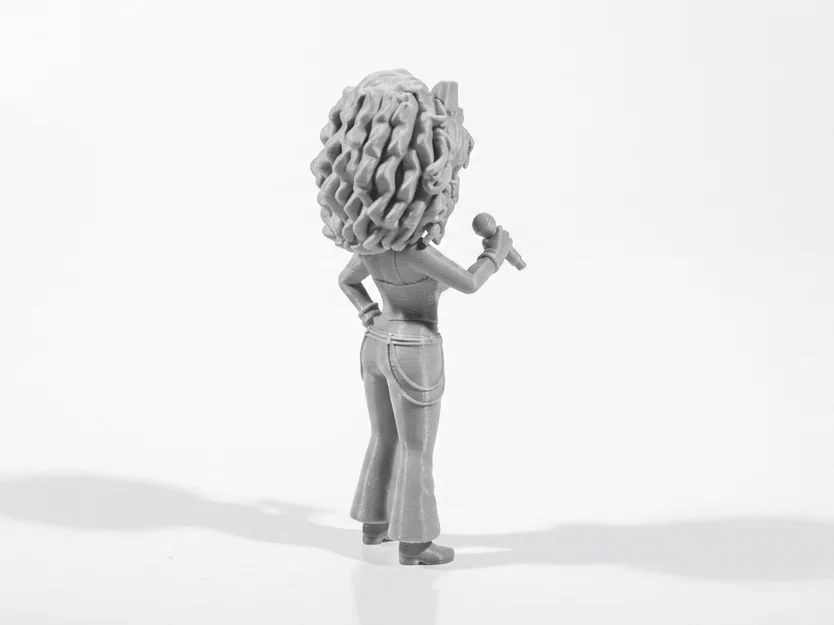 Tượng Madonna (Singer) Celebrity 3D Printable - File STL In 3D - Image 3