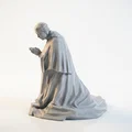 Tượng Tôn Giáo Hình Nhân Quỳ Gối – Model 3D In Được - Thumbnail 1