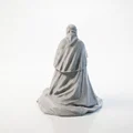 Tượng Tôn Giáo Hình Nhân Quỳ Gối – Model 3D In Được - Thumbnail 2