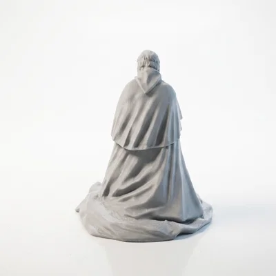 Tượng Tôn Giáo Hình Nhân Quỳ Gối – Model 3D In Được
