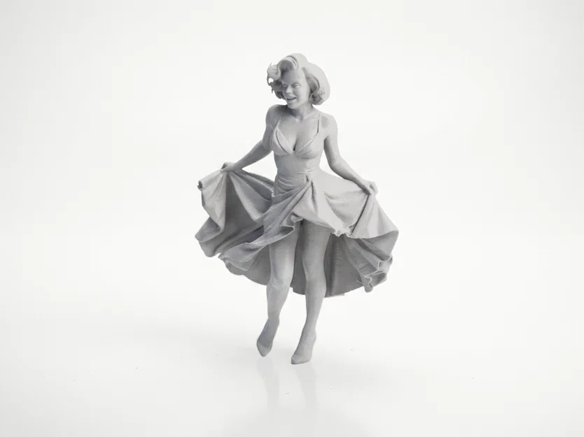 Tượng Marilyn Monroe – Mô hình Celebrity 3D Printable - Image 1