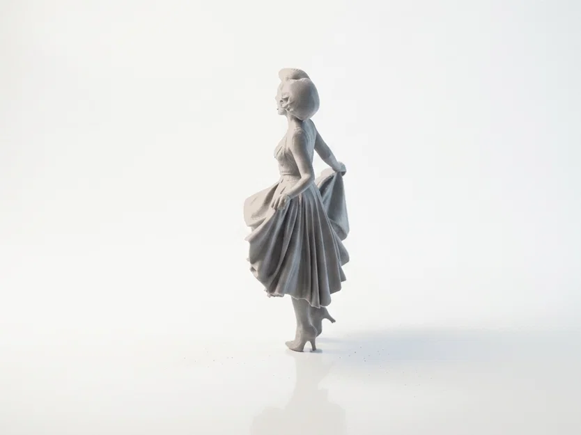 Tượng Marilyn Monroe – Mô hình Celebrity 3D Printable - Image 2